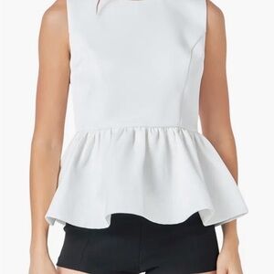 Endless Rose Satin Peplum Top